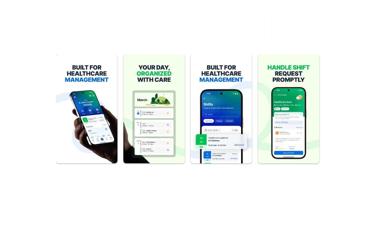 Care Home Shift Booking App